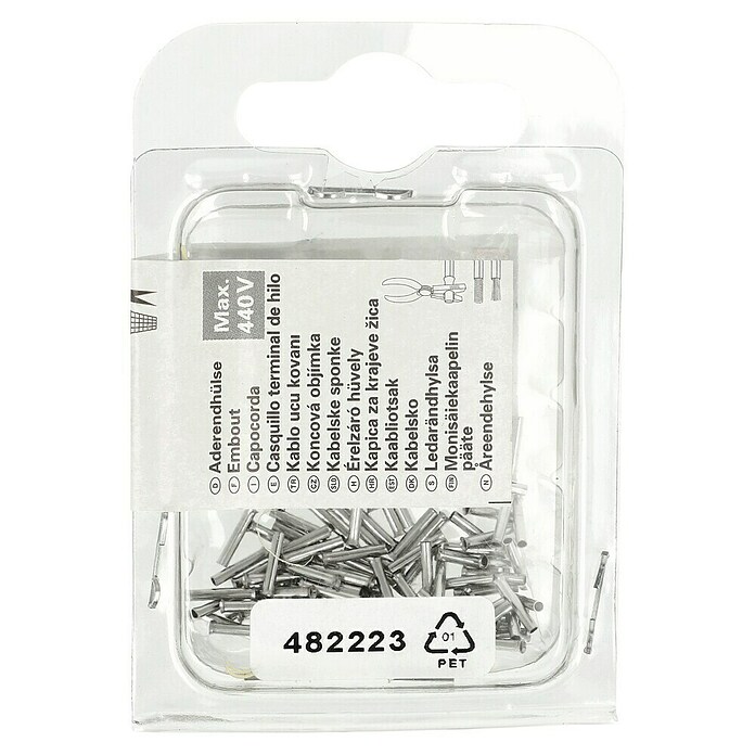 Aderendhülse (0,75 mm² x 8 mm, 100 Stk.)