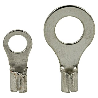 Ring-Kabelschuhe (Silber, 4 - 6 mm², 4 Stk.)