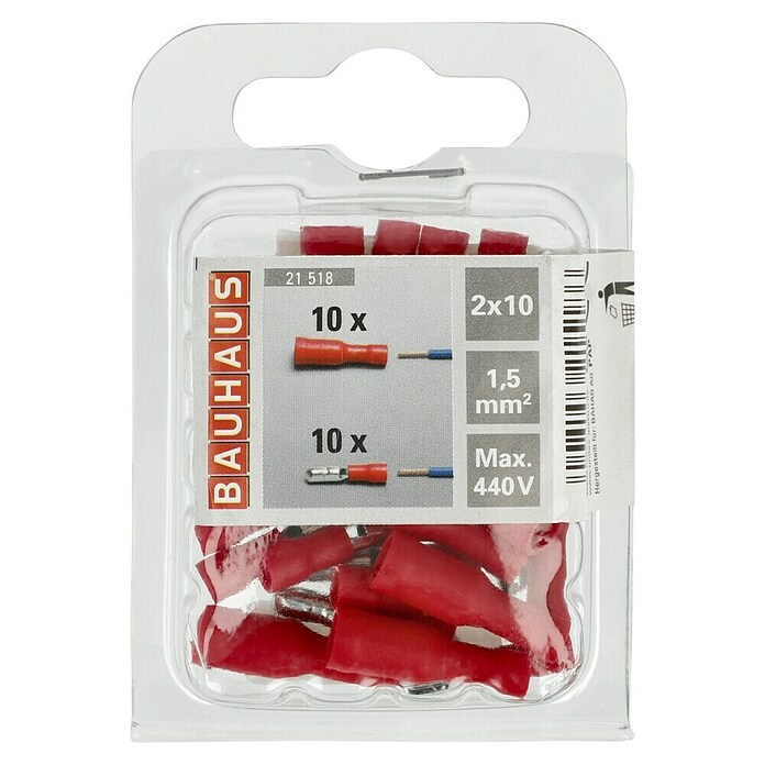 KABELSCHUHRUND-     STECKER-  SET 1,5   BAUHAUS