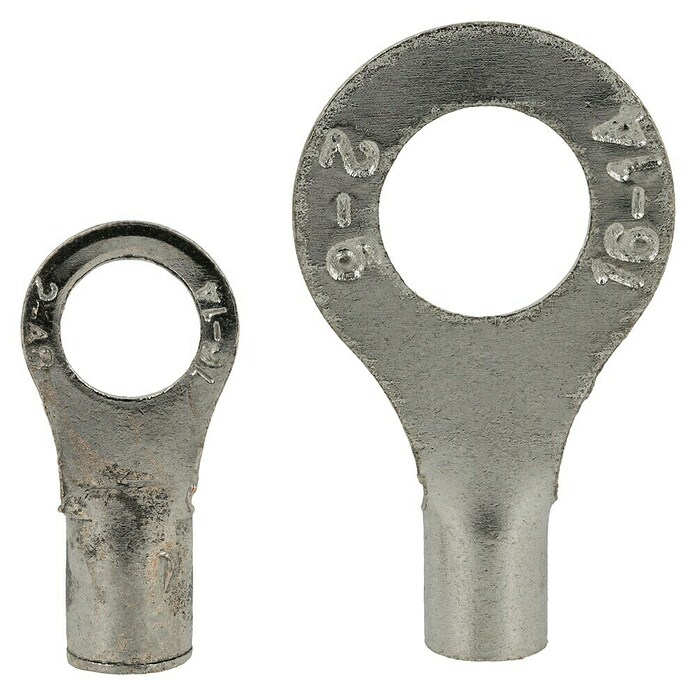 Ring-Kabelschuhe (4 Stk., Silber)