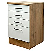 Flex-Well Avila Unterschrank Auszug (B x T x H: 50 x 60 x 85 cm, Magnolia matt) | BAUHAUS