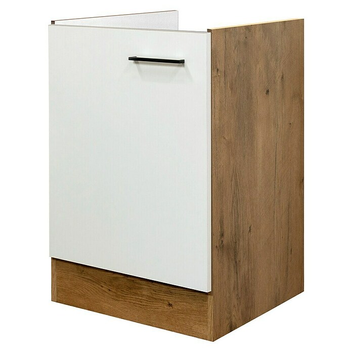 Flex-Well Avila Spülenunterschrank (B x T x H: 50 x 57 x 82 cm, Magnolia matt) | BAUHAUS