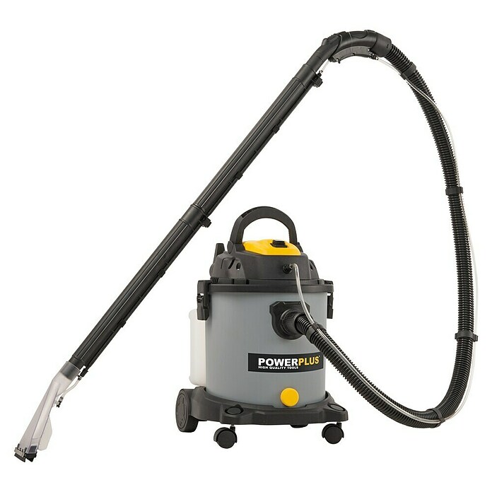 PowerPlus Aspirador en seco y húmedo eléctrico POWX326 (1.600 W, Volumen de recipiente: 20 l, Con bolsa) | BAUHAUS