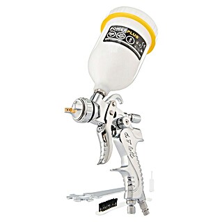 PowerPlus Pistola de pintura neumática POWAIR0109 (Presión de funcionamiento: 3 bar, Volumen de recipiente: 600 ml)