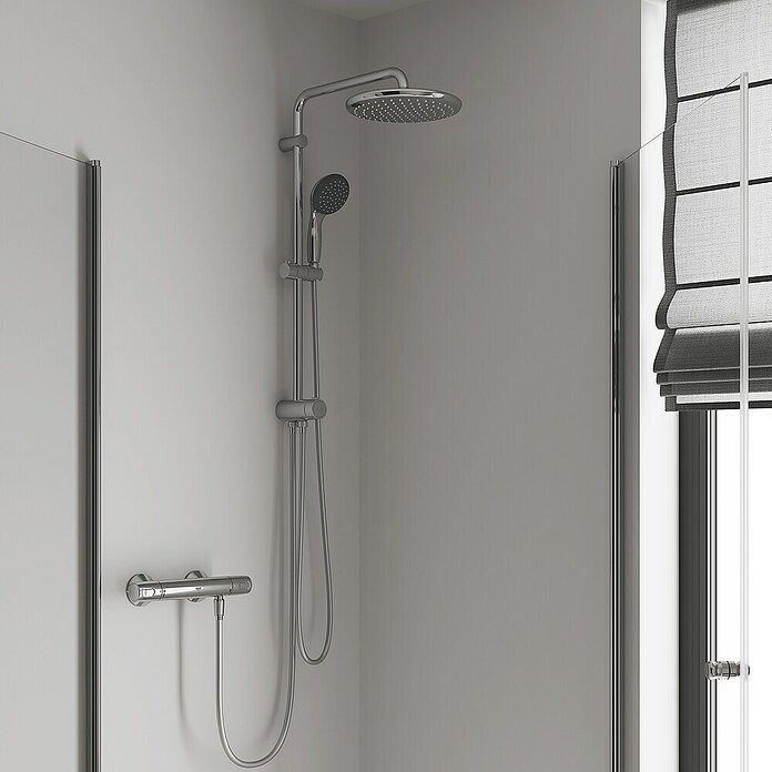 Grohe Vitalio Start Duschsystem 250 (Lochabstand: 62 cm, Anzahl Strahlarten: 2 Stk., Chrom) | BAUHAUS