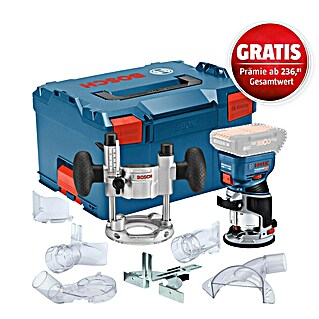 Bosch Professional AMPShare 18V Akku-Kantenfräser GKF 18V-8 (18 V, Ohne Akku, 10.000 U/min - 30.000 U/min)