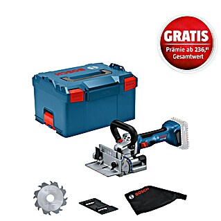 Bosch Professional AMPShare 18V Akku-Flachdübelfräse GFF 18V-22 (18 V, Ohne Akku, Leerlaufdrehzahl: 11.000 U/min)