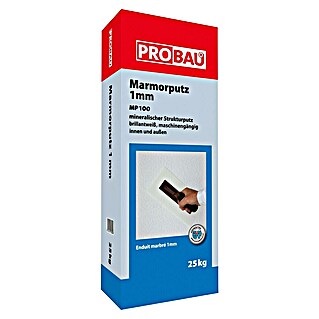 Probau Marmorputz Premium (25 kg, Körnung: 1 mm, Weiß)