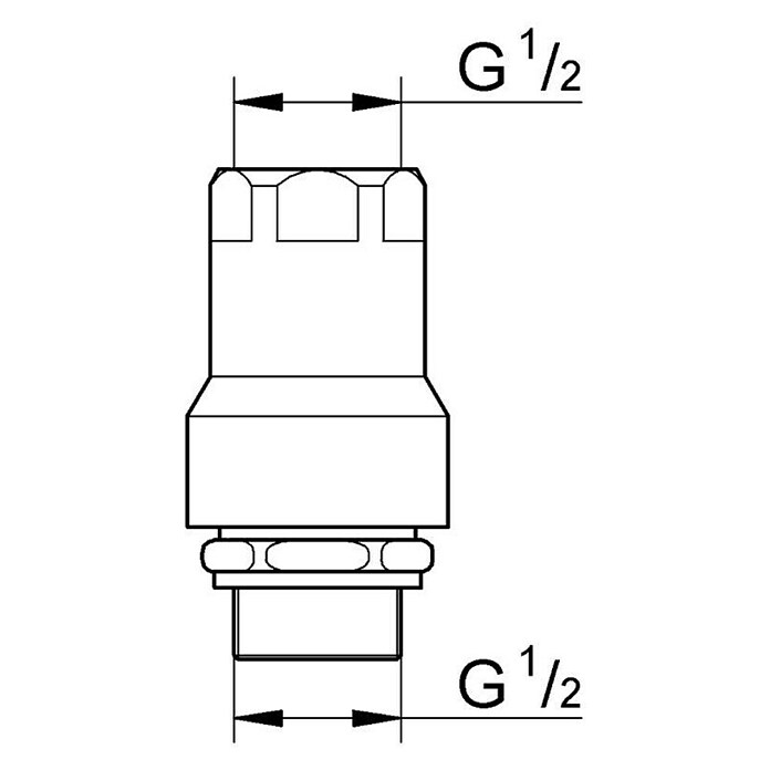 Grohe Rohrbelüfter (½″, Chrom) | BAUHAUS