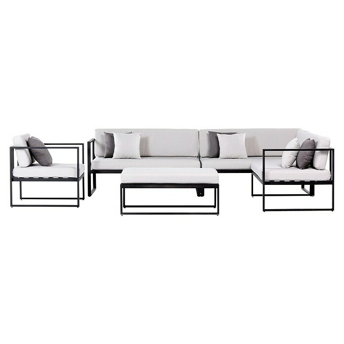 Sensum Skepparholmen Set lounge namještaja (5-dijelno, Crna)