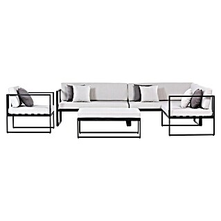 SENSUM Set lounge namještaja (5 -dij., Crne boje, Maksimalni broj osoba: 7)