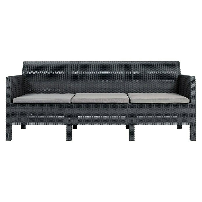 Toomax Loungemöbel-Set Matilde (Rattan-Optik, Kunststoff, Anthrazit, 5 -tlg.) | BAUHAUS