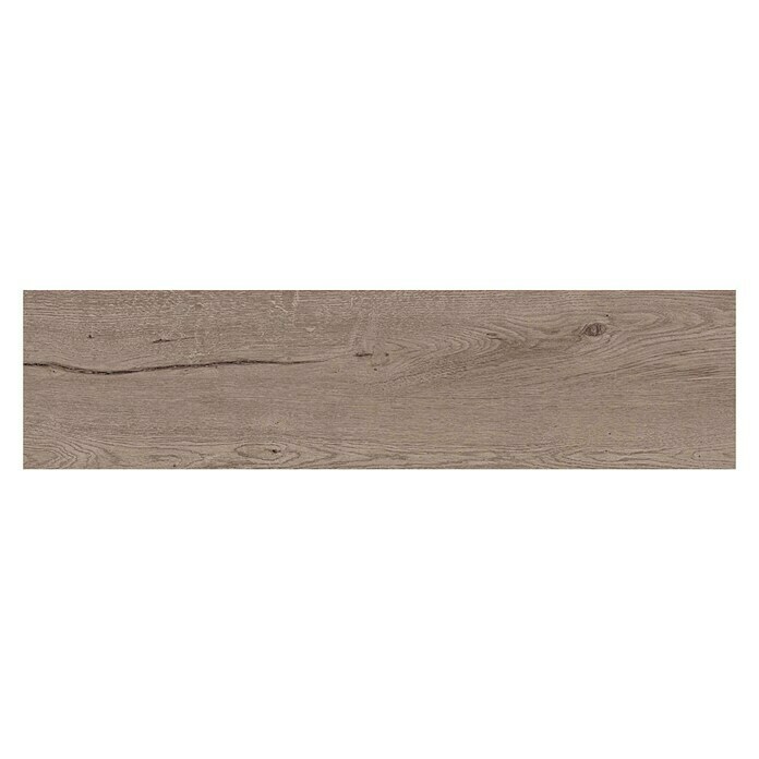 Pavimento porcelánico Fable (22,5 x 90 cm, Roble gris, Estilo madera)