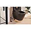 Lenz WC-Bürstengarnitur Nero (Metall, Schwarz, B x H: 9,4 x 35 cm) | BAUHAUS