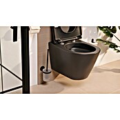 Lenz WC-Bürstengarnitur Nero (Metall, Schwarz, B x H: 9,4 x 35 cm) | BAUHAUS