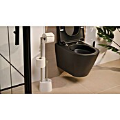 Venus Conjunto de escobillero y portarrollos Tango (Blanco/Cromo, Altura: 65,5 cm, Metal) | BAUHAUS