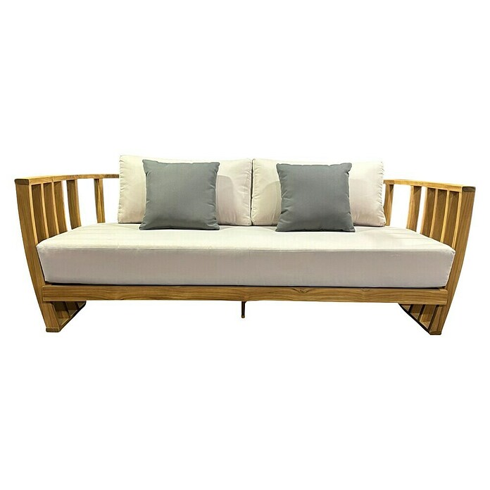 Sunfun Komplet lounge pohištva Bali  (4 -del., Tikov les) | 8303 - Loungeset | ICAE - Sommermöbel Loungemöbel | ICA - Sommermöbel | IC - Freizeit im Garten | I - Stadtgarten | BAUHAUS