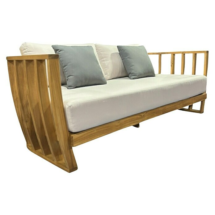 Sunfun Komplet lounge pohištva Bali  (4 -del., Tikov les) | 8303 - Loungeset | ICAE - Sommermöbel Loungemöbel | ICA - Sommermöbel | IC - Freizeit im Garten | I - Stadtgarten | BAUHAUS