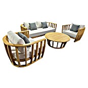 Sunfun Komplet lounge pohištva Bali  (4 -del., Tikov les) | 8303 - Loungeset | ICAE - Sommermöbel Loungemöbel | ICA - Sommermöbel | IC - Freizeit im Garten | I - Stadtgarten | BAUHAUS