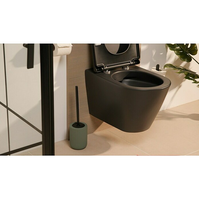 Wenko Belluno WC-Bürstengarnitur Belluno (Keramik, Grün) | BAUHAUS