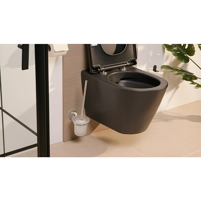 Venus Marina WC-Bürstengarnitur (Mit Halterung, Chrom, Glänzend)
