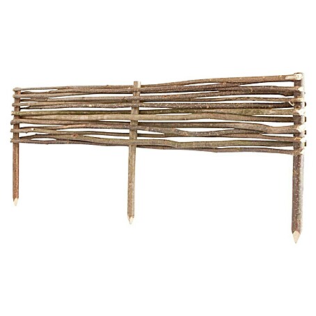 Windhager Beeteinfassung Haselnuss (Haselnussholz, 100 x 40 cm)