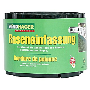 Windhager Rubna traka za travnjak (Zelene boje, D x V: 9 m x 20 cm, Plastika)