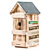 Windhager Nistkasten 3 in 1 (Geeignet für: Meisen, L x B x H: 15 x 16 x 31 cm, Massivholz, Geflammt)