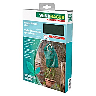 Windhager Winterschutzvlies Rosen-Haube (B x H: 75 cm x 1 m, Grün, Grammatur: 30 g/m², 3 Stk.)