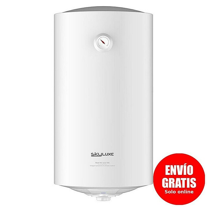Skyluxe Termo eléctrico Volga (80 l, 1.500 W, Rango de temperaturas: +30 °C a +75 °C) | BAUHAUS