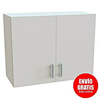 Top Element B Armario alto (L x An x Al: 33 x 80 x 70 cm, Blanco)