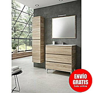 Mueble de lavabo Celia (45 x 80 x 85 cm, Roble bardolino)