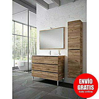 Mueble de lavabo Celia (45 x 80 x 85 cm, Tabaco)