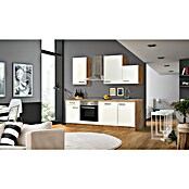 Flex-Well Avila Küchenzeile Typ 1 (Breite: 220 cm, Höhe: 234 cm, Magnolia, Mit Elektrogeräten, Mit Dunstabzugshaube 6091 H) | BAUHAUS