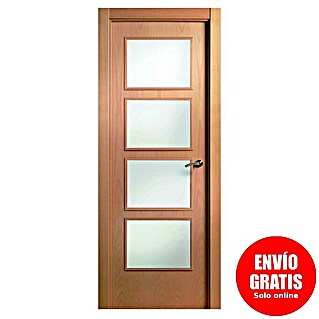 Solid Elements Puerta acristalada KNP Haya (72,5 x 203 cm, Izquierda, Haya, Alveolar, Vidriera)