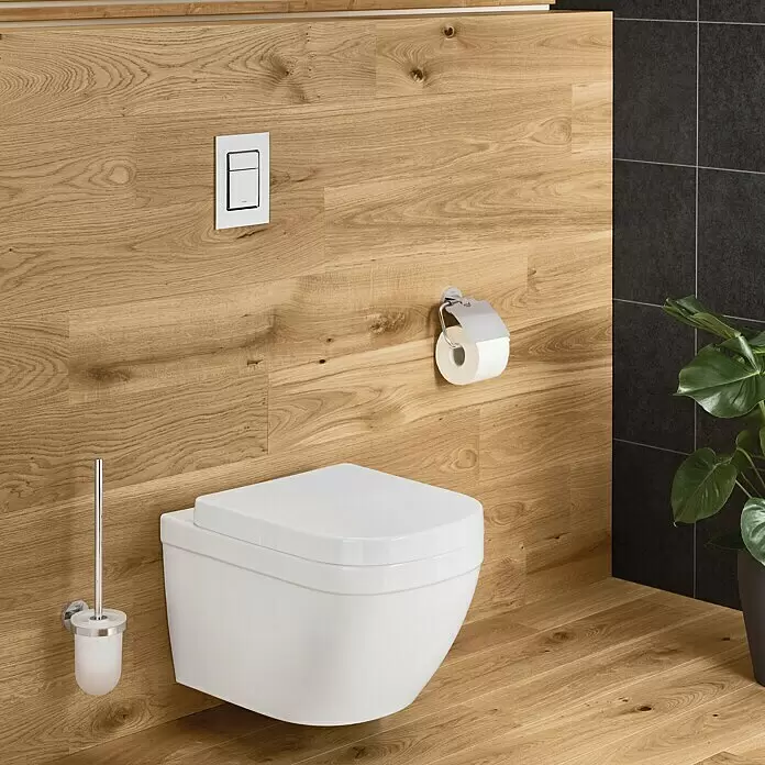 Grohe Essentials WC-Bürstengarnitur - Mit Halterung, Chrom, Glänzend