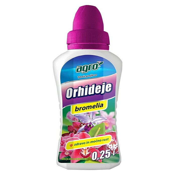 Agro Tekoče gnojilo za orhideje in bromelije  (0,25 kg, NPK (6-5-6)) | 7515 - Flüssigdünger | IAHC - Dünger | IAH - Dünger / Pflanzenschutz | IA - Gartenhartware | I - Stadtgarten | BAUHAUS