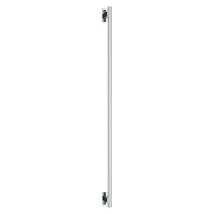 Grohe Essentials Cube Badetuchhalter - Breite: 55,8 cm, Chrom, Glänzend - Abbildung einer modernen, silbernen Handtuchstange mit minimalistischem Design zur stilvollen Badgestaltung.