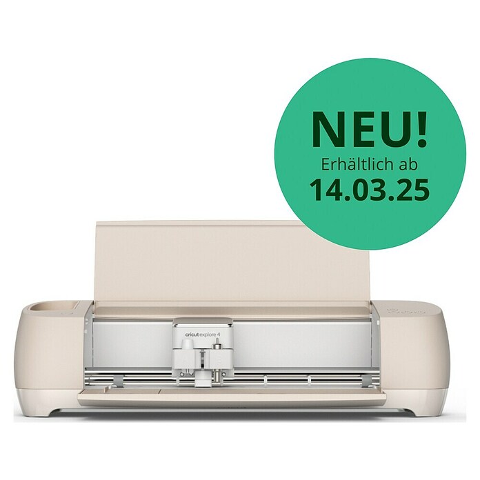 Cricut Plotter de corte Explore 4 (Blanco, Bluetooth, Ancho de corte: 29,7 cm, Longitud de corte: 3,6 m) | BAUHAUS