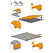 Gardol Podna ploča Cubus & Style Midi  (Čelik) | BAUHAUS