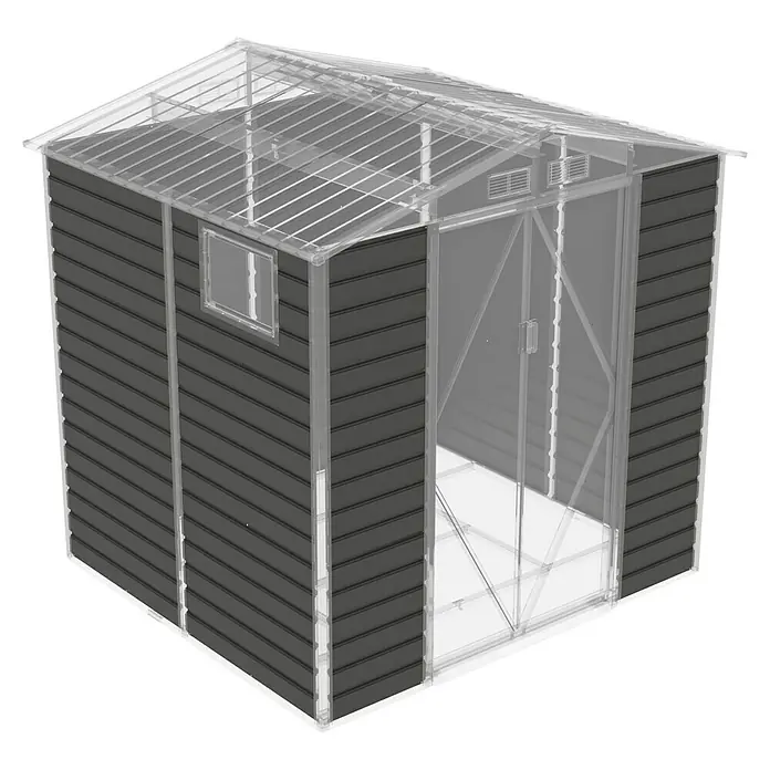 Gardol Ersatz-Wandpaneele Easy One - Passend für: Gardol Gerätehaus Easy One - Ein geräumiges Gartenhaus mit transparentem Dach und seitlichem Fenster, ideal für die Aufbewahrung von Gartengeräten und mehr.