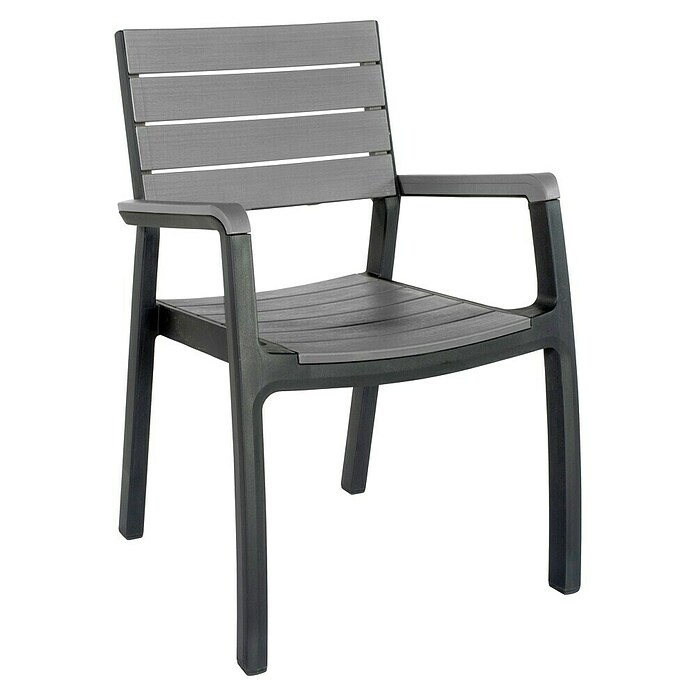 Keter Silla de jardín Harmony (Polipropileno, Negro, An x Pr x Al: 47 x 60 x 86 cm) | BAUHAUS