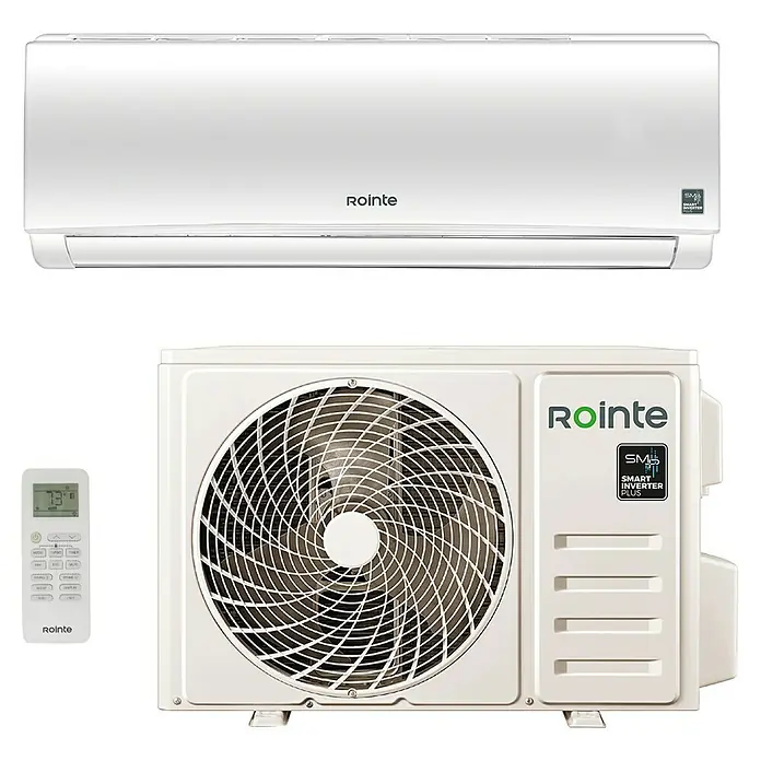 Rointe Aire acondicionado Inverter RX10 - 3.000 W, 3.000 W, 22 m², Blanco - Aire acondicionado Rointe: Sistema split con unidad interior, unidad exterior y mando a distancia para refrigeración y calefacción eficientes.