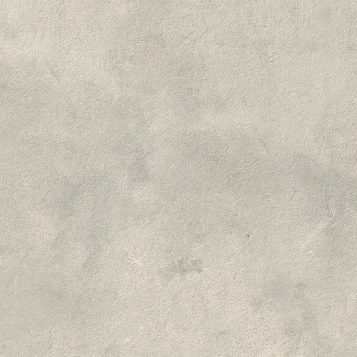 Queens Terrassenfliese - 59,3 x 119,3 x 2 cm, Weiß, Matt - Hellgraue Betontextur mit feinen natürlichen Variationen.