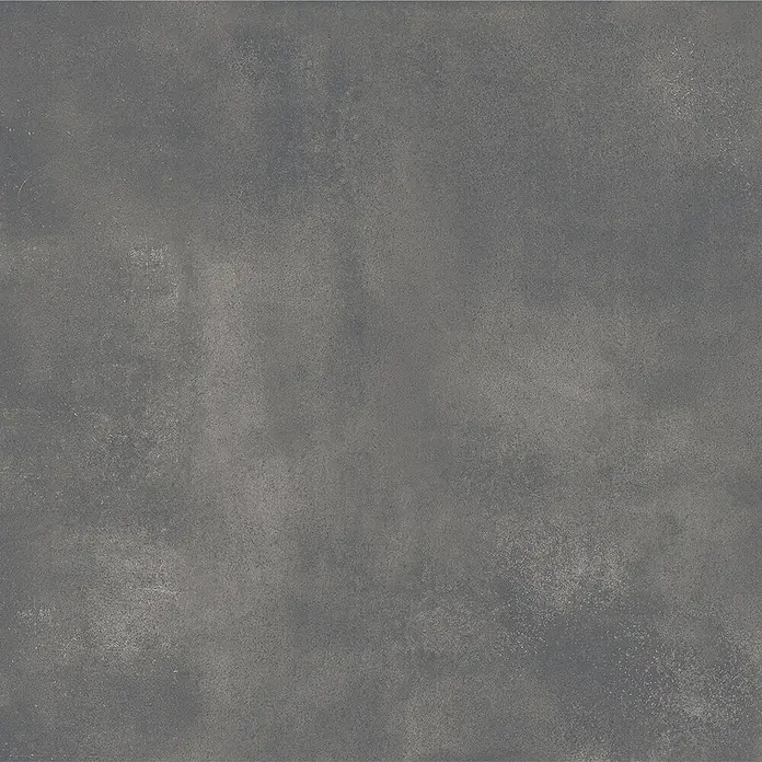 Feinsteinzeugfliese Big Show XXL - 59,8 x 119,8 cm, Grafit, Matt - Graue Betonoberfläche mit subtilen Texturen und Schattierungen, die eine robuste und moderne Ästhetik erzeugt.