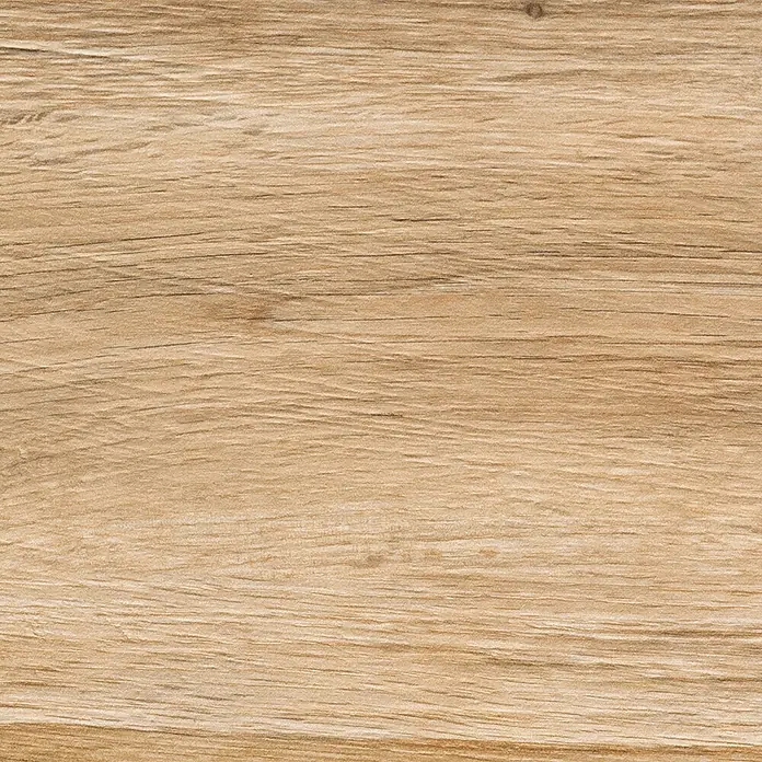 Feinsteinzeugfliese Natura - 22,5 x 90,2 cm, Cream, Matt - Helle Holzmaserung in Braun mit horizontalen Linien.
