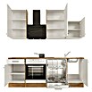 Flex-Well Avila Küchenzeile Typ 1 (Breite: 220 cm, Höhe: 234 cm, Magnolia, Mit Elektrogeräten, Mit Dunstabzugshaube 9039 X/XW) | BAUHAUS