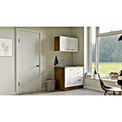 Flex-Well Avila Miniküche (Breite: 100 cm, Magnolia, Mit Elektrogeräten) | BAUHAUS