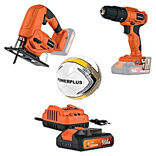 PowerPlus Juego de máquinas POWDPO3000 (20 V, 1 batería, 2 Ah, 4 pzs.)