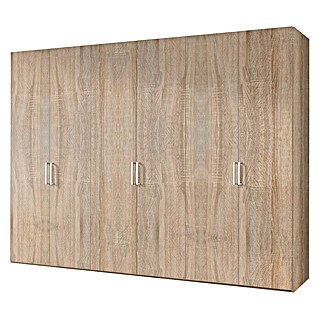 Express Möbel Drehtürschrank Brooklyn (L x B x H: 58 x 300 x 216 cm, Sonoma Eiche, Ohne Spiegel)